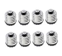 iplusmile Adaptateur Douille Lampe E40 vers E27 8 Pièces Convertisseur Pratique pour Garages et Ateliers Accessoires de Lampe