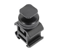 iplusmile Adaptateur Triple Griffe Hot Shoe pour Support Flash Appareil Photo avec Vis Compact pour Microphone Moniteur Flash