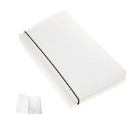 iplusmile Album de Rangement des Billets à Feuilles Mobiles Pochette Billet Concert Pp Blanc Protection sans Poussière de Cinéma et Avion