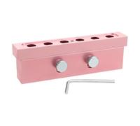 iplusmile Aluminium Moule à Rouge à Lèvres, 6 Cavités pour Baume | Accessoire de Fabrication Cosmétique, Paroi Intérieure Lisse, Réutilisable, pour Ateliers Esthétiques et Projets DIY