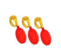 iplusmile Anneaux à Eau Jouets de Farce - Lot de 3 Rouges Plastique Solide Adaptés au 1Er Avril Jeux d'eau Amusants pour Garçon et Filles et Adultes Utilisation Intérieure et Extérieure