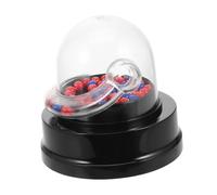 iplusmile Appareil de Loterie Électrique Portable avec Boules Transparentes Machine à Bingo pour Jeux de Fête Sélection Équitable de Numéros pour Activités Récréatives
