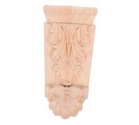 iplusmile Applique Bois Sculpté pour Meubles Moulure Décorative pour Armoire Porte Garde-Robe