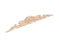 iplusmile Applique Bois Sculpté Rétro Décorative pour Meubles Ornement Bois Résistant pour Portes Armoires et Murs Style Élégant pour Décoration Intérieure