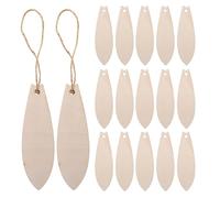 iplusmile Art de Planches de Surf Hawaïennes en Bois Brut 60 Unités 12,7 X 3,8 CM - Décorations DIY pour Fête Hula et Décoration Plage Intérieure