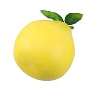 iplusmile Artificial Grapefruit Model Plastic Fruit Antenna Decor Small Faux Grapefruit Topper for Home Shop Office Hotel Seasonal Display and Photo Prop