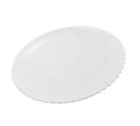 iplusmile Assiette Ronde Céramique Rétro Plat de Service Élégant pour Steak Pizza et Desserts pour Cuisines Banquets et Célébrations Festives