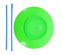 iplusmile Assiettes de Jonglage Plastiques avec Bâtons Jeu de Jongleur pour Équilibre et Performance Plaques Légères et Durables pour Spectacles et Entraînements