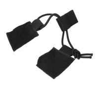 iplusmile Attache Élastique Fixation Radio Nylon Noire Mat Support Boucle Fixe pour Radio Portable Sangle Réglable pour Usage Extérieur et Activités de Plein Air Remplacement