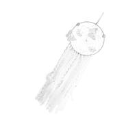 iplusmile Attrape-Rêves Suspendu Décoratif Blanc avec Lumière Ornement Mural Bohème Vintage Décoration Chambre et Salon Accessoire Photo Original pour Intérieur Présent Romantique