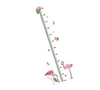 iplusmile Autocollant Mural Hauteur Règle De Croissance Garçon Et Filles Flamant Rose Pvc Autocollant Amovible Chambre Bébé Décor Pépinière