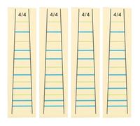 iplusmile Autocollants Amovibles en Papier pour Guide des Doigts de Violon 4pcs Outil Auxiliaire pour Améliorer L'efficacité D'apprentissage pour Touche Lors Pratique en Extérieur