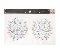iplusmile Autocollants de Bijoux de Visage en Acrylique pour Corps et Visage, Adhérence, Appliqués en Toute Sécurité, pour Fête de Carnaval et Festival