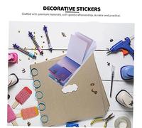 iplusmile Autocollants Décoratifs pour Scrapbooking 4 Pièces 100 Feuilles/Livre Stickers pour Albums Photo Carnets de Notes Calendrier Adaptés aux Projets Créatifs DIY pour Adultes et Garçon et Filles