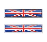 iplusmile Autocollants en Métal en Alliage de Zinc pour Voiture Autocollant de Drapeau Anglais Autocollant Décoratif Créatif pour Voiture pour Bureau