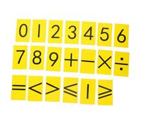 iplusmile Autocollants Magnétiques Symboles Opérations Mathématiques Matériel Pédagogique pour Enseignants Solides et Pratiques pour Démonstrations Classe