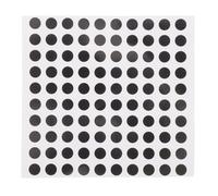 iplusmile Autocollants Occultants Noirs Pet pour Lunettes Intelligentes, 100 Pièces, Protection Vie Privée, Feuilles Semi-occultantes pour Bureau et Maison