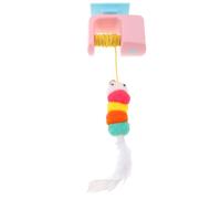 iplusmile Automatique Électrique pour Chat à Levage Automatique, Suspendu la Porte, Motorisé Interaction Simulée, Léger en Plastique et Feutre pour Maison et Petits Espaces