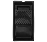 iplusmile Bac à Peinture Plastique Noir Plateau pour Pinceau Grand Contenant pour Peinture Murale Outil Polyvalent Intérieur