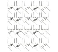 iplusmile Baguettes de Soudure Ondulées 1000 Pièces pour Réparation Pare-Chocs Voiture 0,8 MM 500 Grandes Vagues 500 Petites Vagues Adaptées la Machine à Agrafes pour Alliages Aluminium