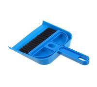 iplusmile Balayette et Pelle Compacte Bleue pour Nettoyage de Bureau Chambre et Voiture Brosse Douce sans Rayure Cage Petits Animaux et Surfaces Délicates