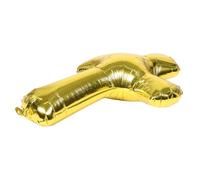 iplusmile Ballon Croix Aluminium Doré pour Baptême Décoration Sacramentelle Résistante Fuite pour Fêtes de Pâques et Célébrations Religieuses