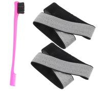 iplusmile Bande Élastique Réglable pour Perruques 3 Pièces Fixation Confortable Accessoire de Coiffure Utilisation à Domicile Voyage