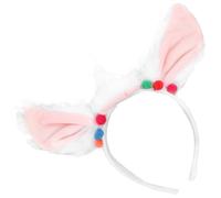 iplusmile Bandeau Alpaga Oreilles D'animaux Réalistes, Serrage-tête Léger et Confortable en Tissu Doux, Accessoire de Costume pour Fêtes, Cosplay et Déguisement Adulte, Halloween