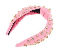 iplusmile Bandeau Noué pour Femme avec Cristaux Large et Orné pour Accessoiriser les Cheveux avec Style