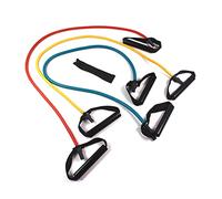 iplusmile Bandes de Résistance Élastiques pour Entraînement de Force Extérieur avec Poignées Ergonomiques pour Yoga Étirements et Exercices Fitness