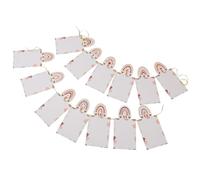 iplusmile Bannière Affichage Premier Anniversaire Boho Décoration Photo Arc Ciel en Papier des Étapes Mensuelles pour Fête D'anniversaire