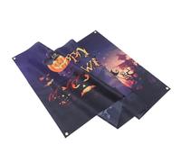 iplusmile Bannière de Fond Motifs Clairs et Réalistes Pourpre Halloween en Polyester Décoration Colorée et Vive pour Fond Photo en Intérieur ou Supermarché
