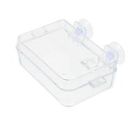 iplusmile Bassin d'eau Anti-Escape Accessoires de réservoir de Tortue Rebord d'alimentation Gecko pour Reptiles Qui ne s'échappent Pas Plastique Transparent