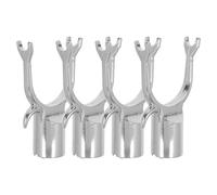 iplusmile Béquilles de Soutien Robustes Lot de 4 en Alliage D'aluminium Diamètre Intérieur 0,9'' pour Branches D'arbres Fruitiers pour Vignobles et Paysages Extérieurs Décoratifs