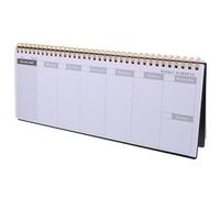 iplusmile Bloc-notes en Papier Support en Fer Planificateur Hebdomadaire Noir Agenda Simple et Pratique Portable et pour Emploi du Semaine pour pour Enseignants et Voyageurs Enseignants
