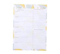 iplusmile Bloc-notes Magnétique Rouge pour Réfrigérateur et Bureau Carnet de Courses Détachable Organiseur Hebdomadaire Aimanté Calendrier Magnétique pour Famille et Bureau