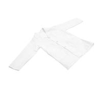 iplusmile Blouse Laboratoire Unisexe Garçon Fille Coton Polyester Manteau Blanc à Manches Longues Déguisement Docteur et Infirmière pour École et Jeux Imitation