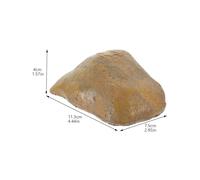 iplusmile Boîte à Clés Pierre Factice pour Extérieur Coffre Secret Aux Intempéries Cachette Discrète pour Clé de Maison Jardin et