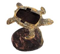 iplusmile Boîte à Clés Tortue Décorative Extérieure Réaliste Cachette Sécurisée pour Jardin Rangement Étanche et Discret pour Clés de Rechange Protection Oubli et Perte