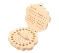 iplusmile Boîte à Dents de Lait Motif Dragon Chinois Coffret Rangement Garçon Fille pour Souvenirs Dents de Lait et Cheveux de Naissance Cadeau Garçon Fille Boîte Mémoire