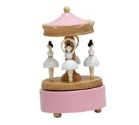 iplusmile Boîte à Musique Ballerine Artisanale Rotative et Compacte Souvenir Romantique pour Anniversaires Saint-Valentin et Décor Élégant