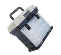 iplusmile Boîte à Outils Couches Robuste avec Poignée Capacité Spacieuse pour Outils de Réparation Auto et Accessoires de Caisse de Rangement Multifonctionnelle Portable