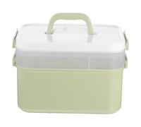 iplusmile Boîte à Outils pour Nail Art Grosse Taille Verte Rangement Pratique pour Salon de Manucure Professionnel et Usage Domicile Accessoires Nail Art Portable