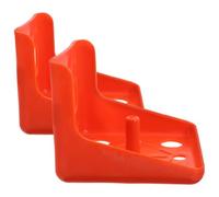 iplusmile Boîte à Sel pour Moutons et Bovins en Pe Rouge, Support Stable et Esthétique pour Blocs de Sel Minéraux, Lot de 2 Pièces pour Alimentation du Bétail la Ferme