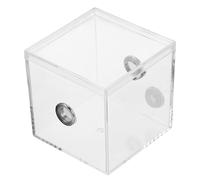 iplusmile Boîte D’élevage pour Insectes Transparente en Plastique 1 Pièce, Terrarium Polyvalent pour Araignées et Grillons, Récipient Humidifié Adapté pour Habitat Intérieur et Extérieur