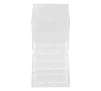 iplusmile Boîte de Présentation Transparente en Acrylique 3 Couches 35x35x35 Mm pour Pierres Précieuses et Minéraux, Vitrine Compacte Multifonction pour Collection et Exposition, Coffret