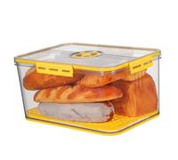 iplusmile Boîte de Rangement Alimentaire avec Couvercle Hermétique Bac Transparent pour Fruits et Légumes Organisateur Empilable pour Réfrigérateur Maintien de Fraîcheur et de Conservation