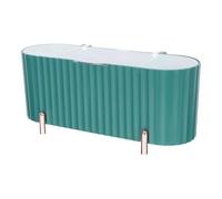 iplusmile Boîte de Rangement Cosmétiques Compartiments avec Couvercle Transparent Anti-poussière Organisateur Coton Démaquillant pour Usage Domestique Conteneur Pratique pour Tampons et