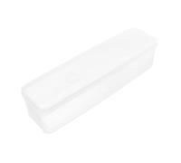 iplusmile Boîte de Rangement Hermétique Allongée pour Réfrigérateur Boîte Plastique Empilable pour Pâtes Oignons Verts Coriandre et Condiments Organisateur Armoire Alimentaire