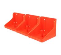 iplusmile Boîte en Plastique Rouge pour Blocs de Sel pour Bétail et Moutons, Facile à Assembler, Pratique, Lot de 3 Pièces pour Ferme et Élevage